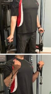 Wide Grip Cable Curl